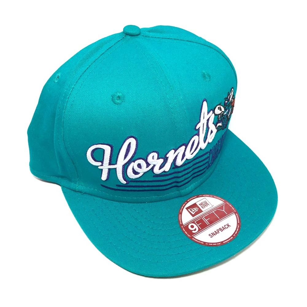 NEW! Charlotte Hornets NBA Throwback Snapback Hat